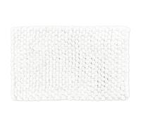 Allure Bobbi Giant Bobble Bath Mat 50 x 80cm - Luxury Chunky Bobble Bathroom Mat, Heavyweight 2750GSM, Super Soft Deep Pile Bath Rug, Absorbent Quick Drying Floor Mat for Shower & Bath (White)
