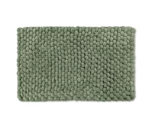Allure Bobbi Giant Bobble Bath Mat 50 x 80cm - Luxury Chunky Bobble Bathroom Mat, Heavyweight 2750GSM, Super Soft Deep Pile Bath Rug, Absorbent Quick Drying Floor Mat for Shower & Bath (Dark Green)