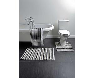 Allure California Bath Mats Monochrome