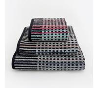 Allure Carnival Zero Twist Towel Set 100% Recycled Cotton - Super Soft, Absorbent & Quick Dry Sustainable Remnant Multicolour Patterned Bathroom Towels (1 Hand Towel, 1 Bath Towel, 1 Bath Sheet)