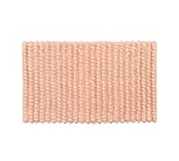 Allure Chunky Bobble Sparkle Non Slip Bath Mat 50 x 80cm - Super Soft & Absorbent Satin Striped Bathroom Rug (Blush Pink)