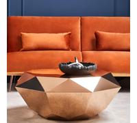Allure Coffee Table - Diamond Cut - Rose Gold
