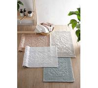 Allure Country House Jacquard 100% Cotton Bath Mat Navy