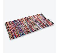 Allure Handmade Rag Rug - Multicoloured Chindi Rug Hallway Runner (60 x 180cm)