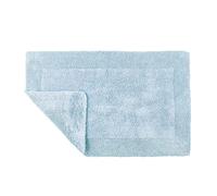 Allure Heavyweight Reversible Bath Mat, 100% Cotton, Super soft, Washable, Large Size 53cm x 85cm (Baby Blue)