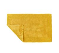 Allure Heavyweight Reversible Bath Mat, 100% Cotton, Super soft, Washable, Large Size 53cm x 85cm (Mustard)