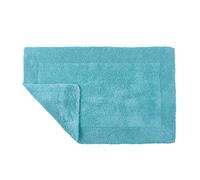 Allure Heavyweight Reversible Bath Mat, 100% Cotton, Super soft, Washable, Large Size 53cm x 85cm (Turquoise)