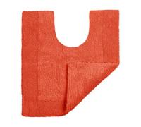 Allure Heavyweight Reversible Pedestal Toilet Mat, 100% Cotton, Super soft, Washable, Large Size 55 x 55cm (Terracotta)