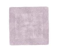 Allure Heavyweight Reversible Shower Mat, 100% Cotton, Super Soft, Washable, Square Bath Mat 55 x 55cm (Heather)