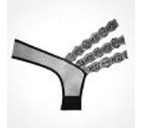 Adore Wild Orchid Panty - Black - One Size