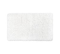 Allure Luxury Chunky Bobble Bath Mat Non Slip 50 x 80cm - Super Soft, Absorbent, Quick Dry Giant Bobble Bathroom Rug, Easy Care, Machine Washable (White)