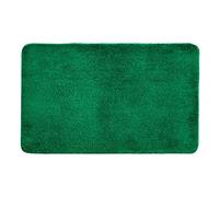 Allure Luxury Deep Pile Microfibre Bath Mat, Non-Slip, 50 x 80cm, Quick Dry & Easy Care (Dark Green)