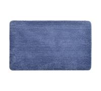 Luxury Microfibre Bath Mat Non-Slip Allure Bath Fashions Blue One Size