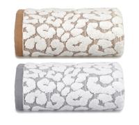 Allure Luxury Jacquard Leopard Print Bath Towels