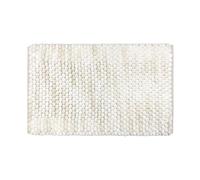 Allure Marl Chunky Bobble Bath Mat Non Slip 50 x 80cm - Super Soft, Absorbent & Quick Dry Marble Design Thick Bathroom Rugs, Easy Care, Machine Washable (Natural)