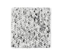 Allure Marl Chunky Bobble Bathroom Mats Non Slip - Super Soft, Absorbent & Quick Dry Marble Design Giant Bobble Bathroom Rugs, Easy Care, Machine Washable (Dark Grey, 50 x 50 cm (Square))
