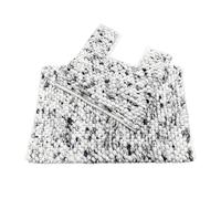 Allure Marl Chunky Bobble Bathroom Mats Non Slip - Super Soft, Absorbent & Quick Dry Marble Design Giant Bobble Bathroom Rugs, Easy Care, Machine Washable (Dark Grey, Two Piece Set)