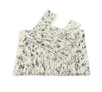 Allure Marl Chunky Bobble Bathroom Mats Non Slip - Super Soft, Absorbent & Quick Dry Marble Design Giant Bobble Bathroom Rugs, Easy Care, Machine Washable (Green, Two Piece Set)