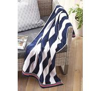 Allure Nautical Stripe 100% Cotton Beach Towel Navy