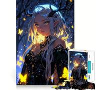 Allure of The Night Jigsaw Puzzles1000 Pieces Cognitive Boost Fun Burr Free Clean Cut Pieces Holiday Indoor Entertainment Toy (38x52cm)