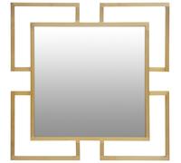 Allure Small Wall Mirror Premier Housewares Gold One Size