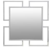 Allure Small Wall Mirror Premier Housewares Silver One Size
