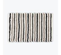 Allure California Stripe Bath Mat - Monochrome, Grey