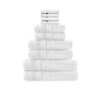 Allure Supersoft 12 Piece Zero Twist Egyptian Cotton Bale White