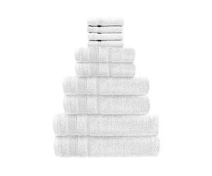 Allure Supersoft 12 Piece Zero Twist Egyptian Cotton Bale White