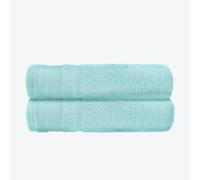 Allure Zero Twist Bath Towel Set for Bathroom, Pack of 2, 70 x 120cm, 100% Egyptian Cotton (Duckegg)