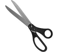 Allures & Illusions 25" Ceremony Ribbon Cutting Scissors by, Black
