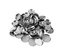 Allwon 56 Pack Empty Round Metal Pans for Eyeshadow Palette Magnetic Makeup Palette (26mm)