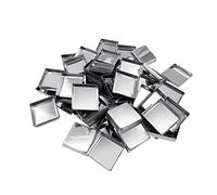 Allwon 56 Pack Empty Square Metal Pans for Eyeshadow Palette Magnetic Makeup Palette (26mm)