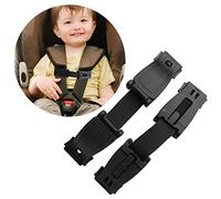 ALLWYOU 2Pcs Car Seat Belt Clip, Anti Escape Car Seat Strap, Car Seat Safety Clip for Baby/Kids, No Threading Required，Harness Chest Clip, Prevent Children Taking Their Arms Out of The Straps