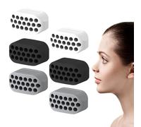 ALLWYOU 6PCS Jaw Exerciser Safe Silicone Jawline Exerciser Chew Conditions Facial and Neck Muscles Jaw Exerciser Men Women Chewing Tool Line Trainer Is the Perfect Training Tool