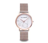 Ally Denovo Carrara Marble Mesh Women's Watch with Milanese Strap Analogue Stainless Steel AF5004.2, Bracelet