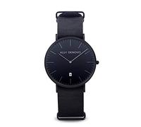 Ally Denovo Heritage Edate Unisex Watch with Leather Strap Analogue Stainless Steel AM5015.2