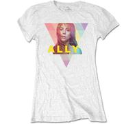 Ally Geometric Triangle Cotton T-Shirt A Star Is Born White S