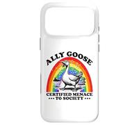 Ally Goose Certified Menace To Society LGBT Pride Case for iPhone 17 Pro Max