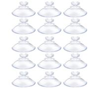 ALLY-MAGIC 15PCS Suction Cups, 20MM Plastic Sucker Pads Without Hooks, Rubber Suckers Cup Hangers for Outdoor, Kitchen, Bathroom, Window, Mirror Y6-BLXP (20MM)
