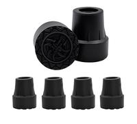ALLY-MAGIC 16 Pack Rubber Walking Stick Rubber Ends Non-Slip Replacement Cane Tip for 19 mm Diameter Hiking Pole Seniors Crutches Y32-GZFHJD