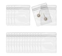 ALLY-MAGIC 30 PCS Jewelry Bag, Small PVC Clear Plastic Jewelry Storage Pouch Anti Tarnish for Holding Jewelry Rings and Earrings Y8ZBSND