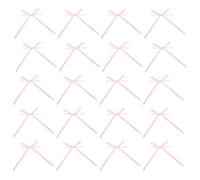 ALLY-MAGIC Bow Cake Topper Decoration, 20 PCS Pink Bows Ribbons Cake Decorations for Baby Shower Birthday Wedding Gift Wrapping Decorations Y11HDJDGZS