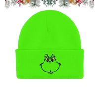 ALLY-MAGIC Christmas Beanie Hat, Stretchy Knit Beanie Hats Soft Warm Daily Cuffed Winter Hats Comfortable Wooly Beanie for Men Women for Xmas Holiday Party Y7GLQM (UK, Alpha, One Size, Green)