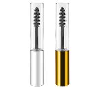 ALLY-MAGIC Empty Mascara Tube with Wand, Eyelash Cream Container Bottle 10ml Y6-JMGG (Gold & Silver)