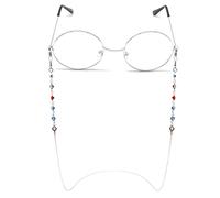 ALLY-MAGIC Eyeglasses Chain, Bead Lanyard Eyewear Strap Spectacle Cord Chains Beaded Sunglasses Eyewear Strap Holder Reading Glasses Retainer for Women Glasses Accessories Y7CZYJL