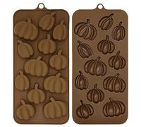 ALLY-MAGIC Halloween Silicone Mould Pumpkin Ice Cube Mould Candy Molds Baking Moulds Fondant Moulds Y6-WSTPMJ (Pumpkin)