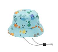 ALLY-MAGIC Kids Bucket Hat, Toddler Bucket Hat with Adjustable Chin Strap, Unisex Kids Summer Fisherman Hats for Age 1-5 Boys Girls, Child Sun Hats Breathable Beach Hat for Boys Girls Y9KLETYFM