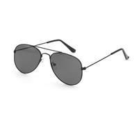 ALLY-MAGIC Kids Pilot Sunglasses Kids Police Costume Sunglasses Polarized Black Lense Eyeglasses for Children Lightweight Frame UV400 Retro Classic Pilot Style Y9ETFXYMJ (Black)