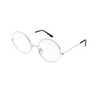 ALLY-MAGIC Round Glasses, Retro Eyeglasses Vintage Metal Frame Clear Lens Glasses for Men Women Unisex Cosplay Accessories Y7FGYXYJ